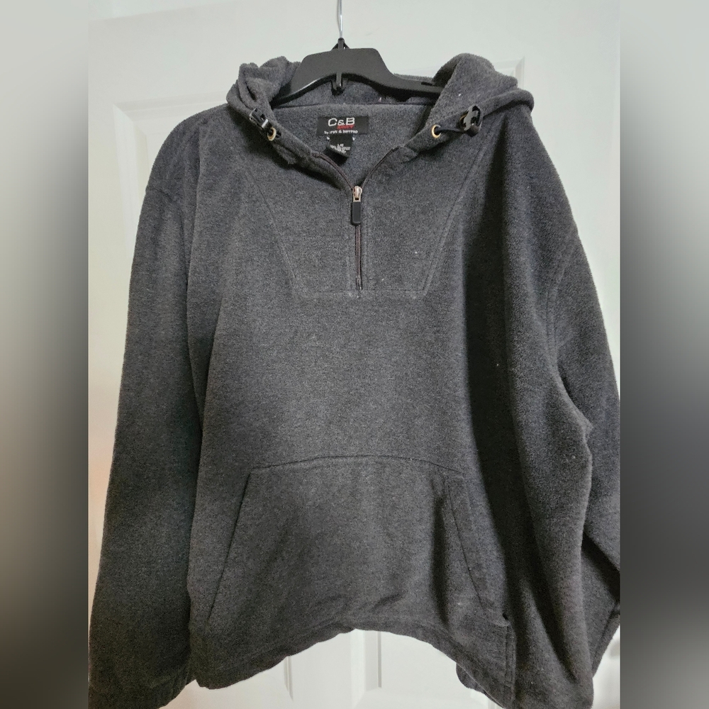 Croft & Barrow Men's Charcoal Zip-Up Sweater